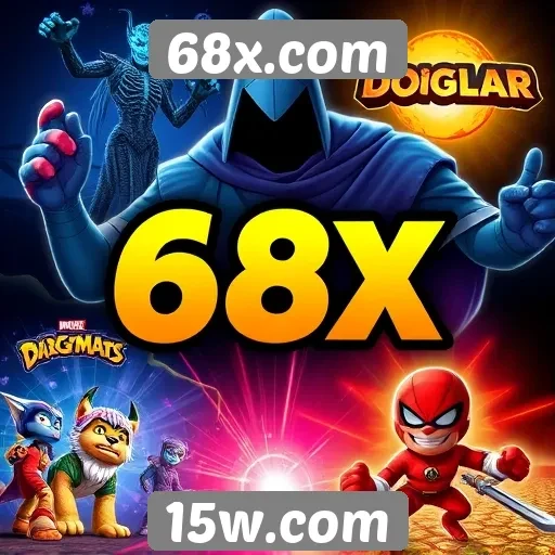 Análise da oferta de jogos no site 68x.com