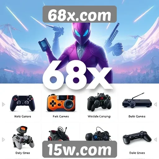 Destaques das promoções no site 68x.com